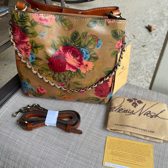 Patricia Nash Bags Patricia Nash Ledra Bucket Crossbody Vintage